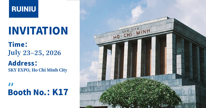 พบกับ RUINIU ที่ CIAME ASIA VIETNAM 2026 ในโฮจิมินห์